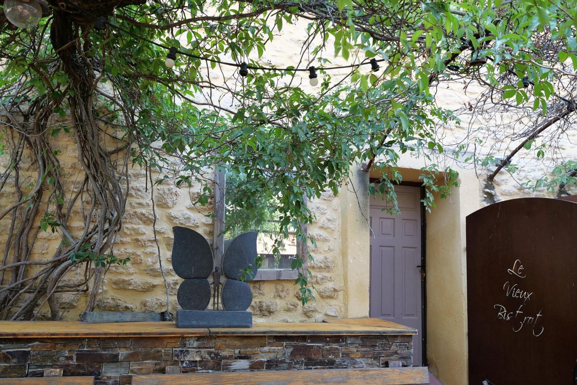 Chambres Du Vieux Bistrot Cabrières-dʼAvignon Extérieur photo
